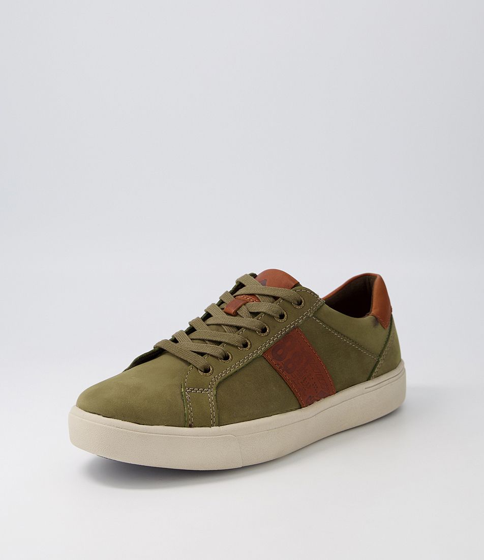 Julius Khaki Nubuck Sneakers