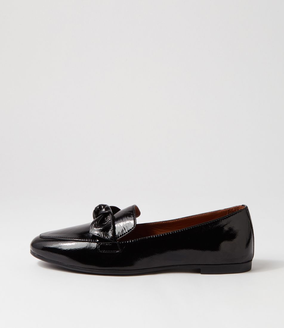 Starna Black Patent Leather Loafers