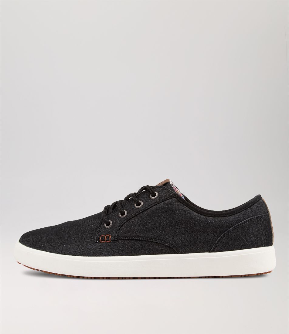 Nexus Black Denim Canvas Sneakers