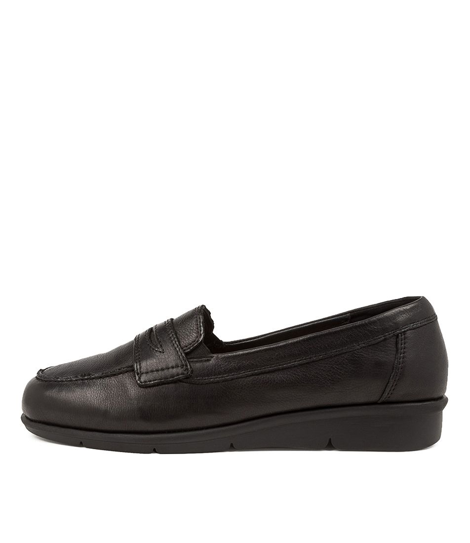 PUNIS SU BLACK BLACK SOLE LEATHER