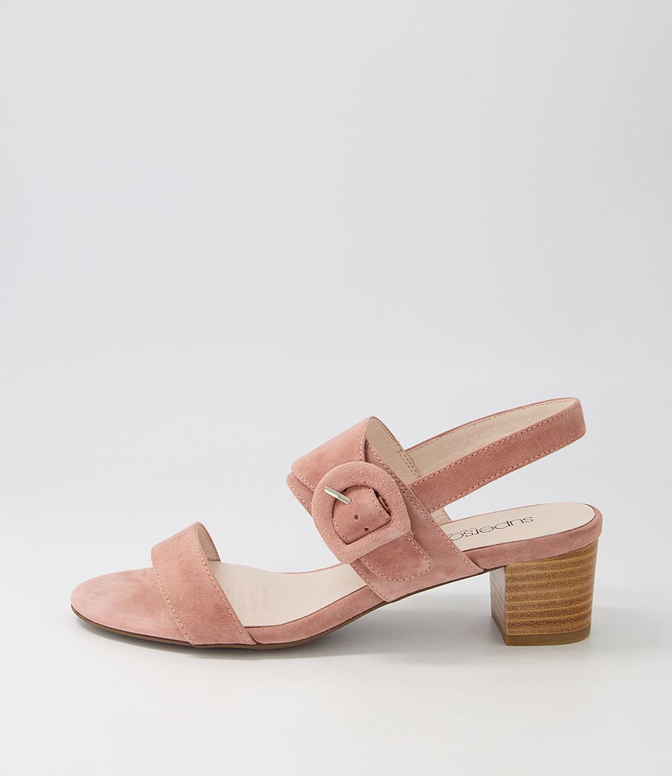 Cassin Rose Suede Sandals
