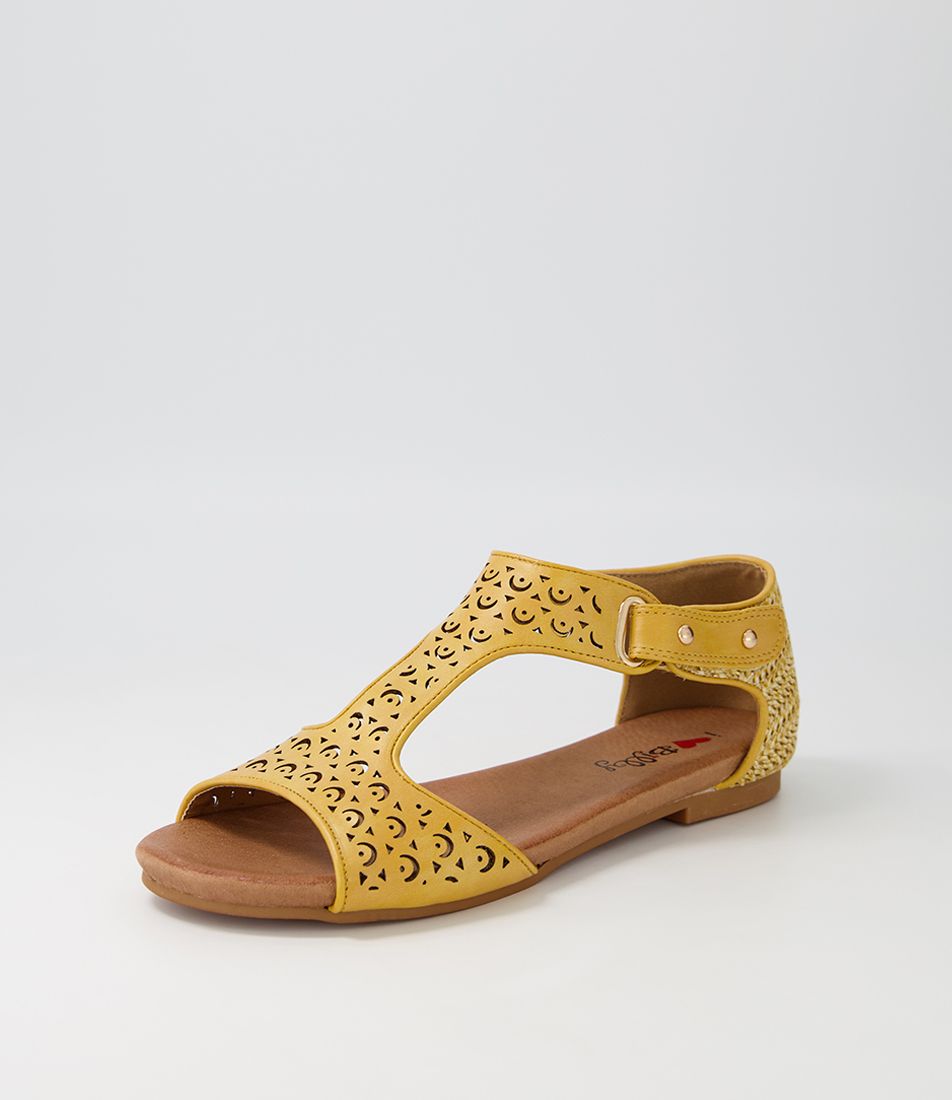 Raff Mustard Mix Sandals