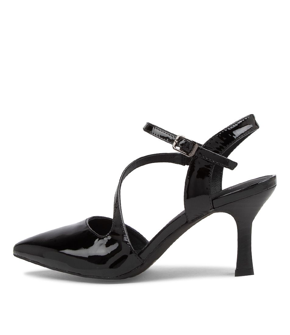 Lukka Black Patent Leather Heels