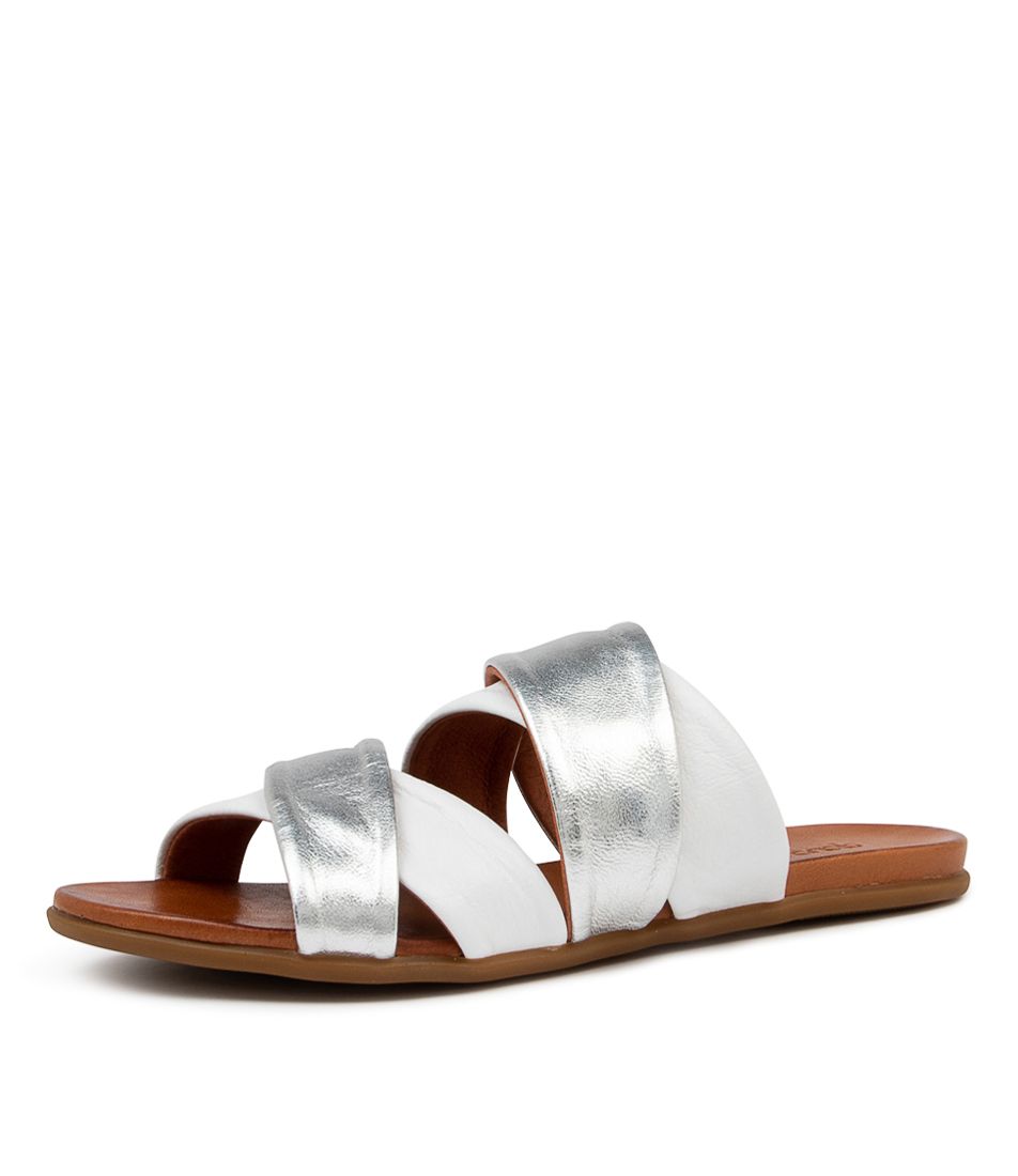 KOAMI DF WHITE SILVER LEATHER