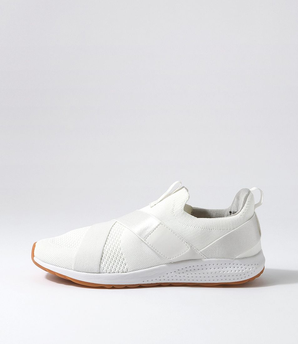 Cuddles White Recycled Knit Sneakers