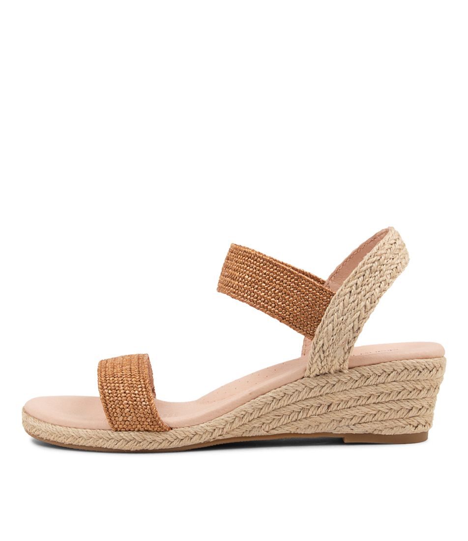 Havan Tan Weave Elastic Espadrilles