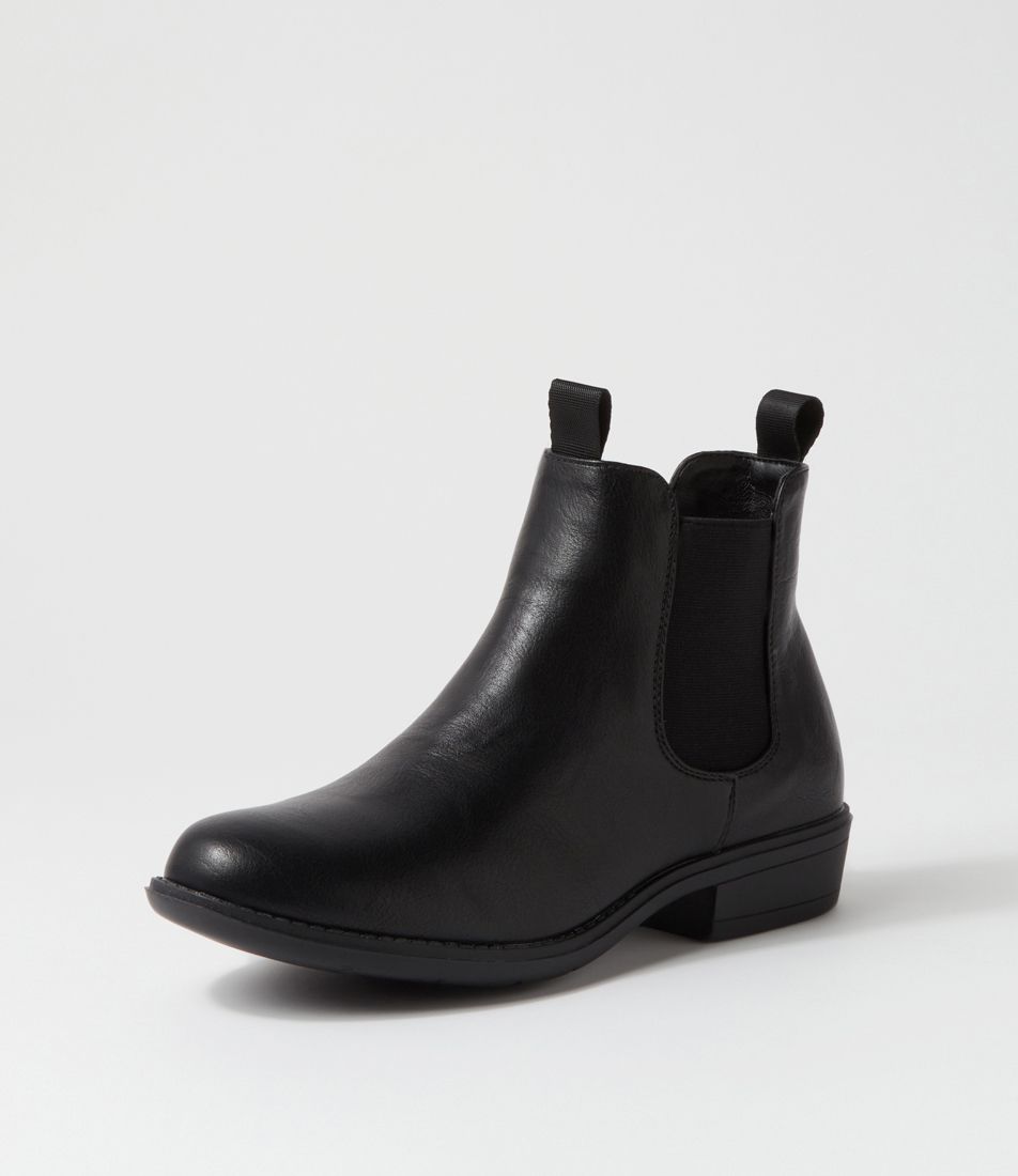 Roma Black Ankle Boots