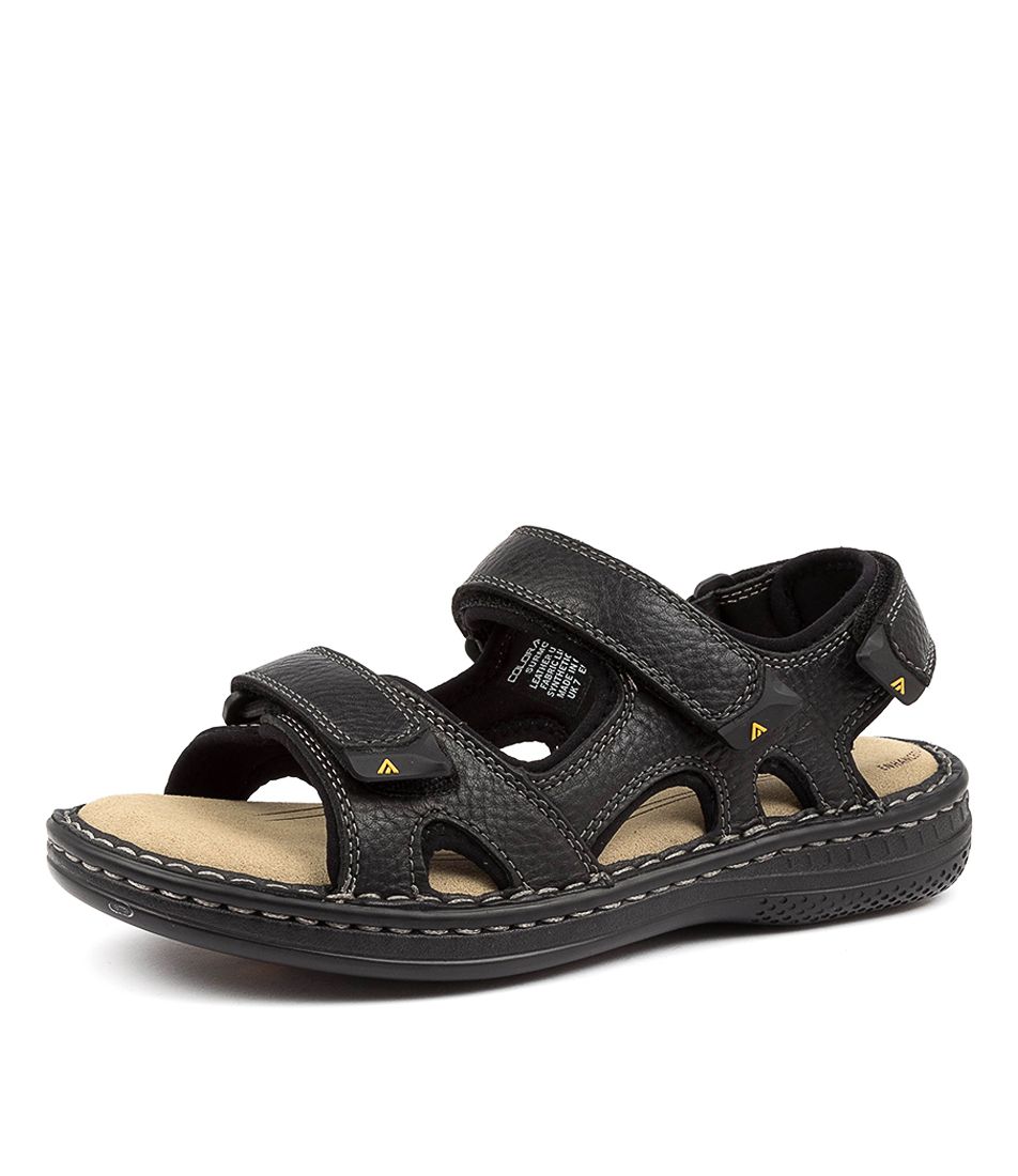 SURMON BLACK TUMB LEATHER