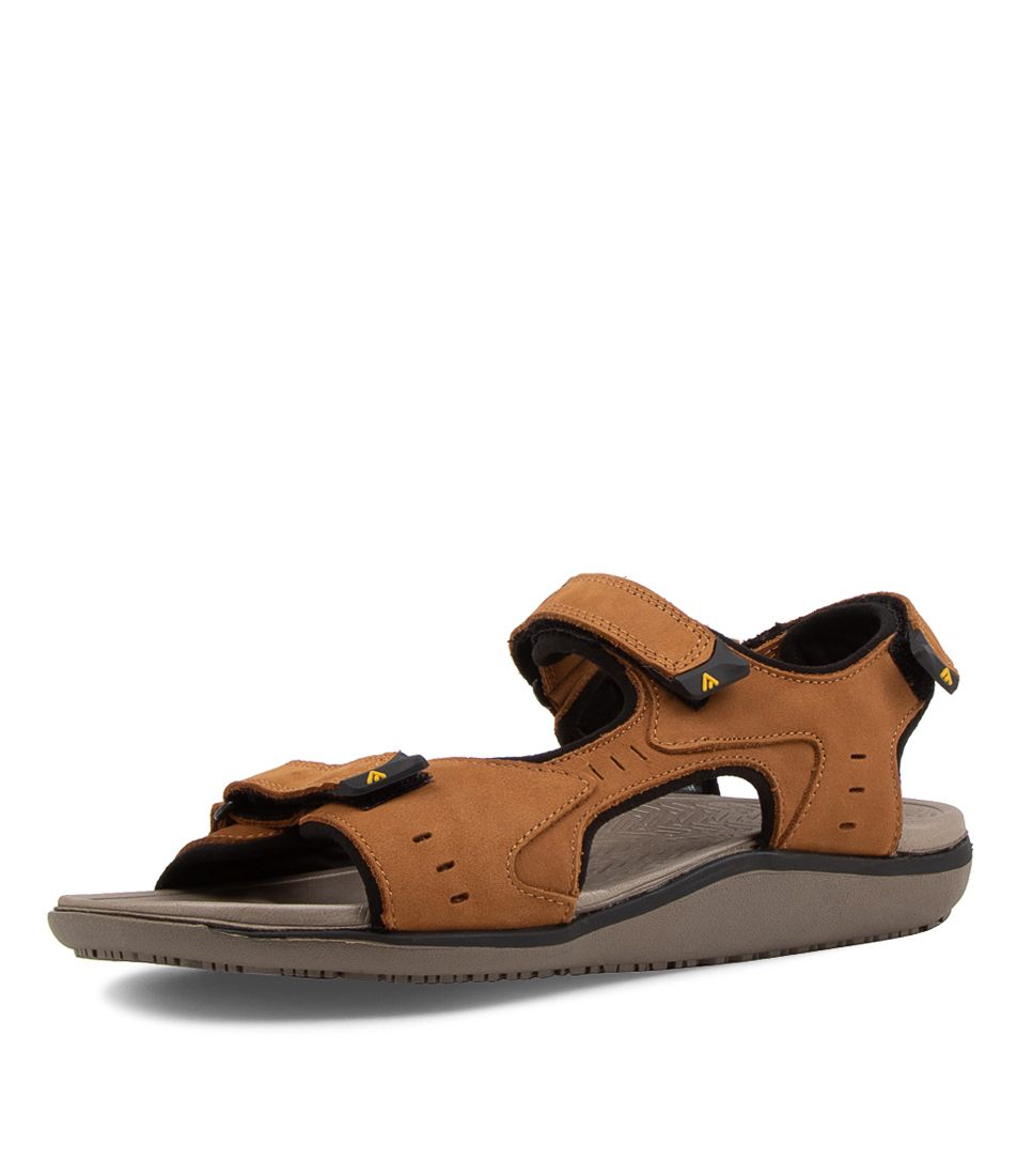 HOMIS Light Brown Leather Sandals