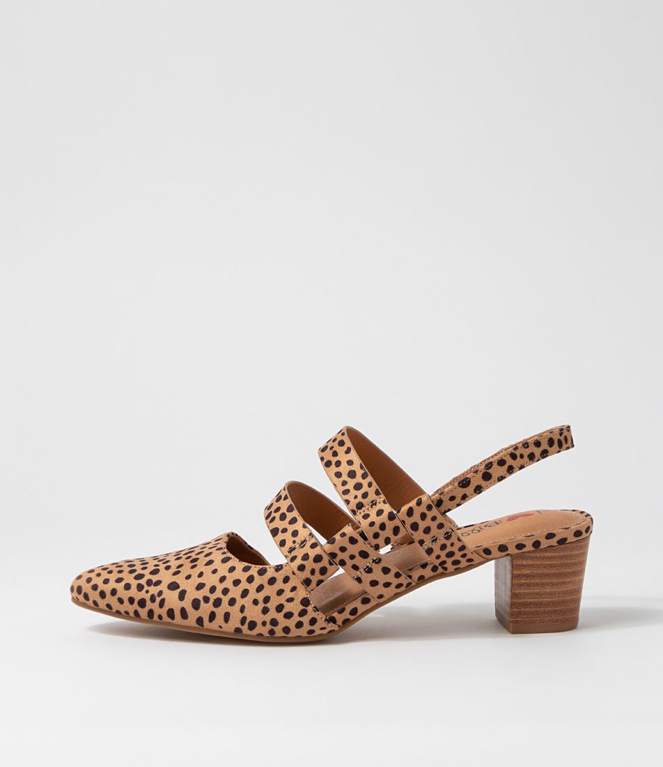 Mersa Cheetah Microsuede Heels