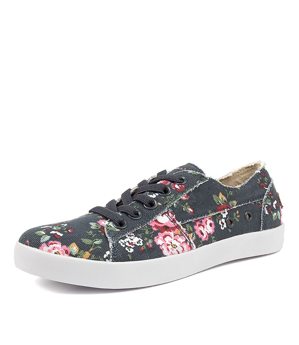 ELVEN GREY FLORAL CANVAS