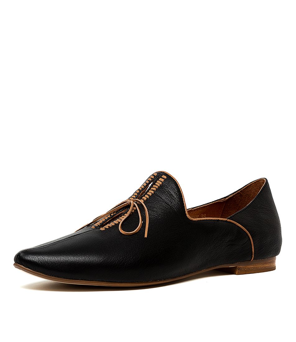 SOMMER BLACK-TAN LEATHER