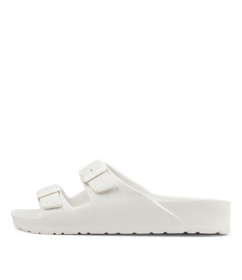 Firestar White Eva Slides