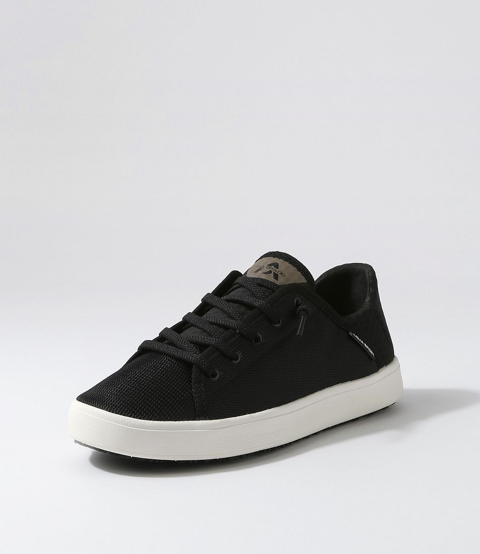 Nai Black Textile Sneakers
