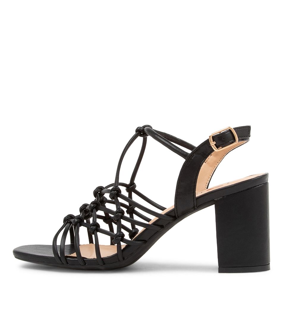 Chachie Black Sandals