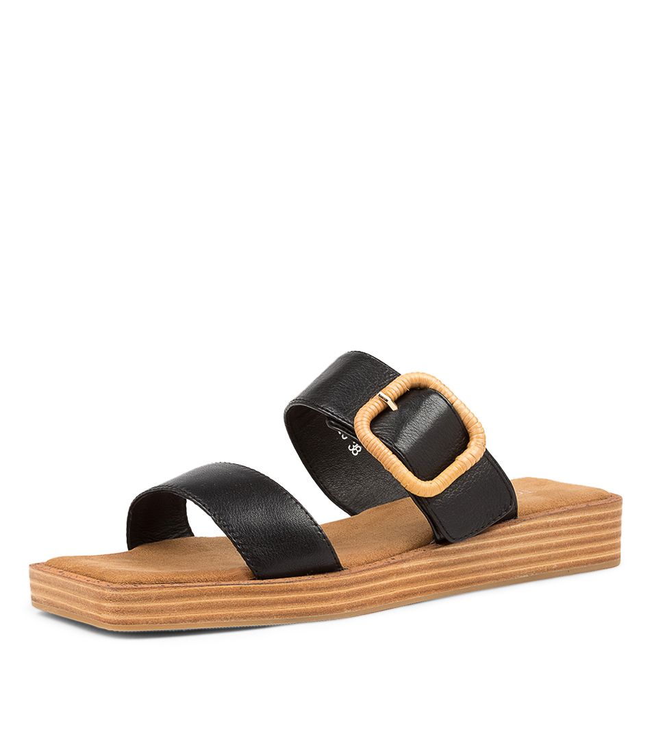 BASSY TO BLACK NATURAL SOLE LEATHER