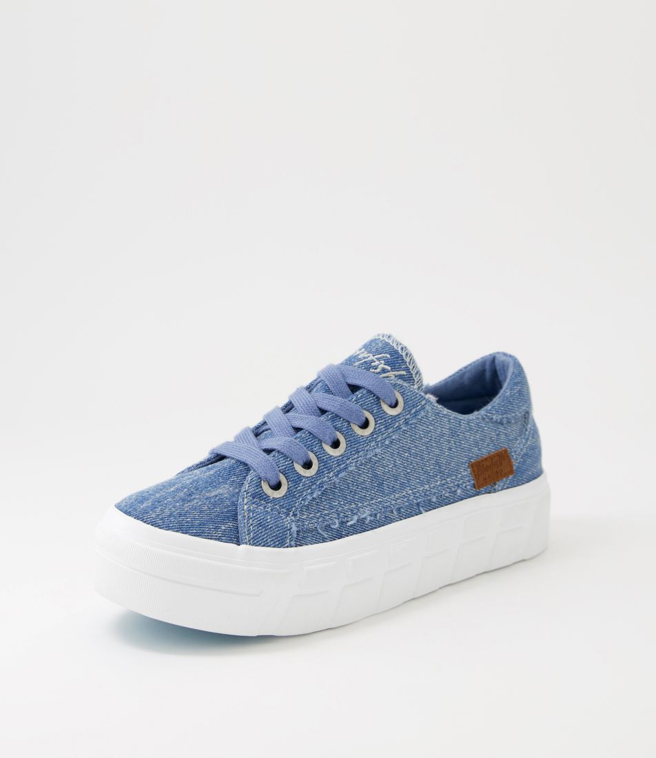 Sidekick Stone Washed Denim Canvas Sneakers