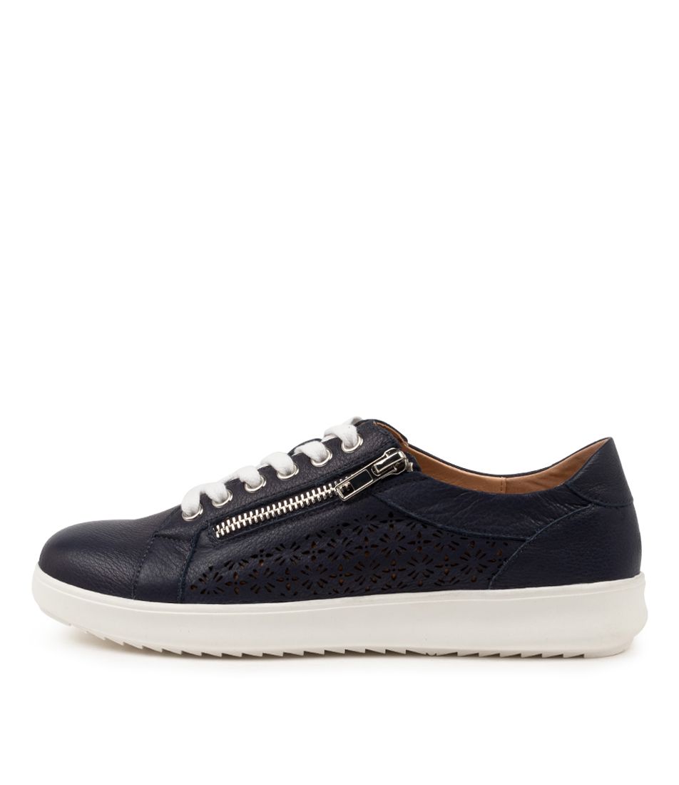 ZARINA NAVY-WHITE SOLE
