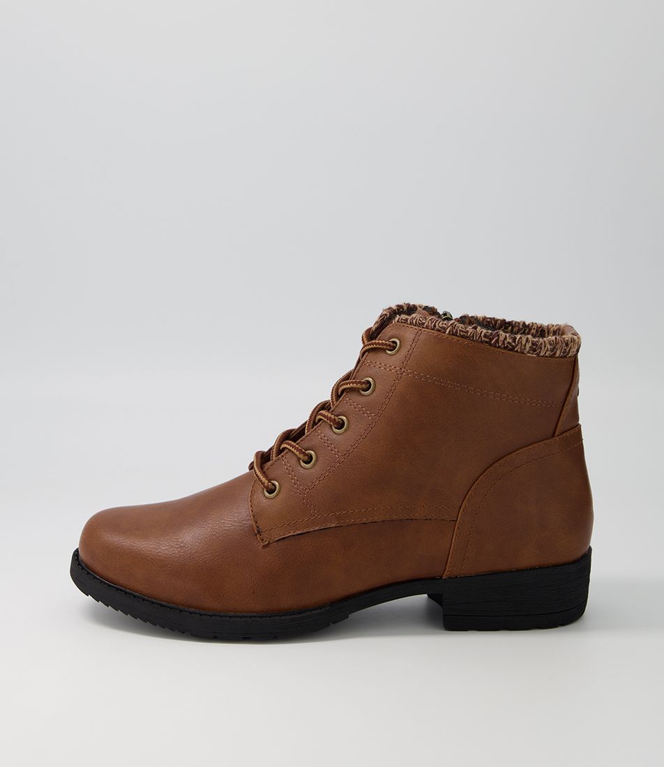 Camber Tan Ankle Boots