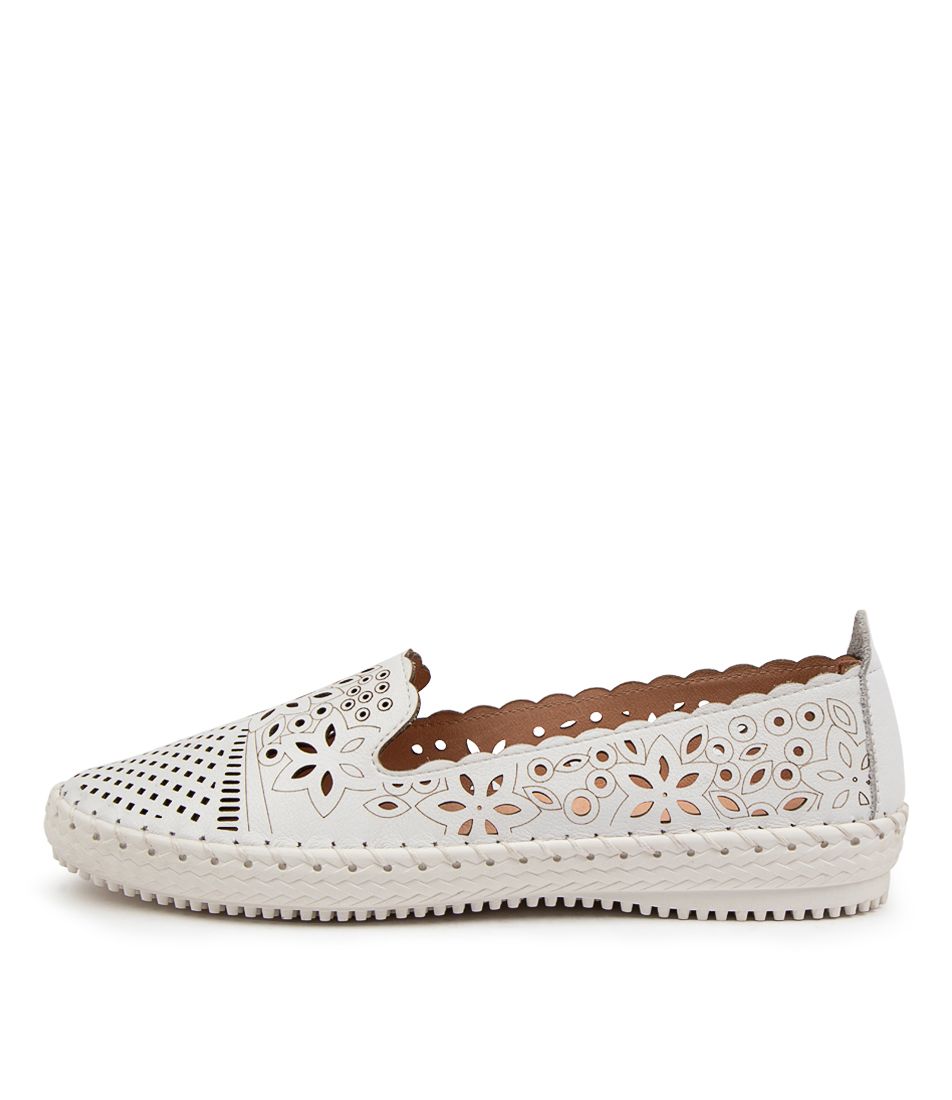 WISLEY WHITE LEATHER