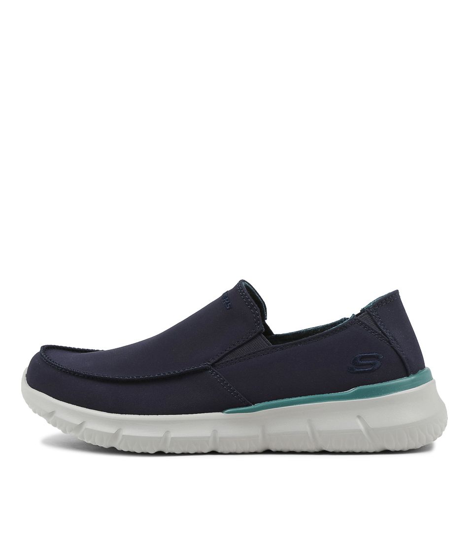Del Retto Navy Textile Sneakers