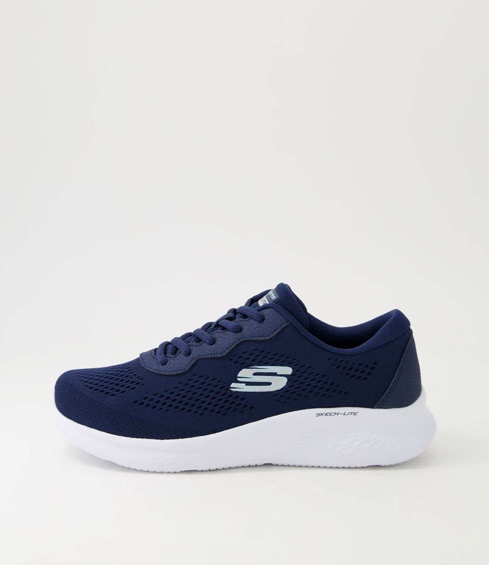 Skech Navy Textile Sneakers