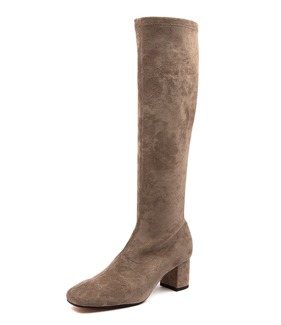 Irossi Mocca Mircosuede Knee High Boots