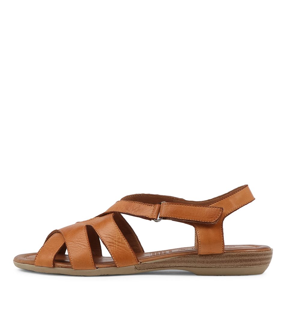 Albaha Tan Leather Sandals