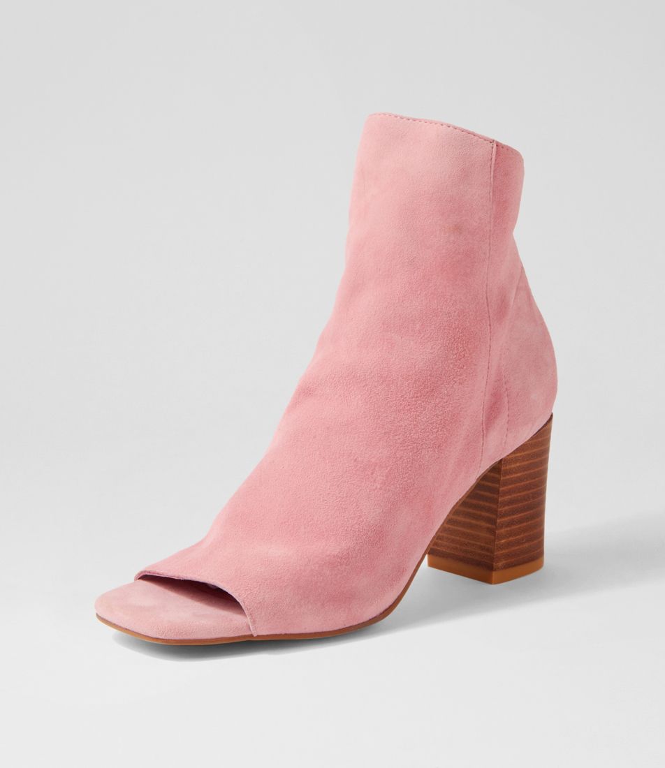 Cilin Pink Suede Sandals