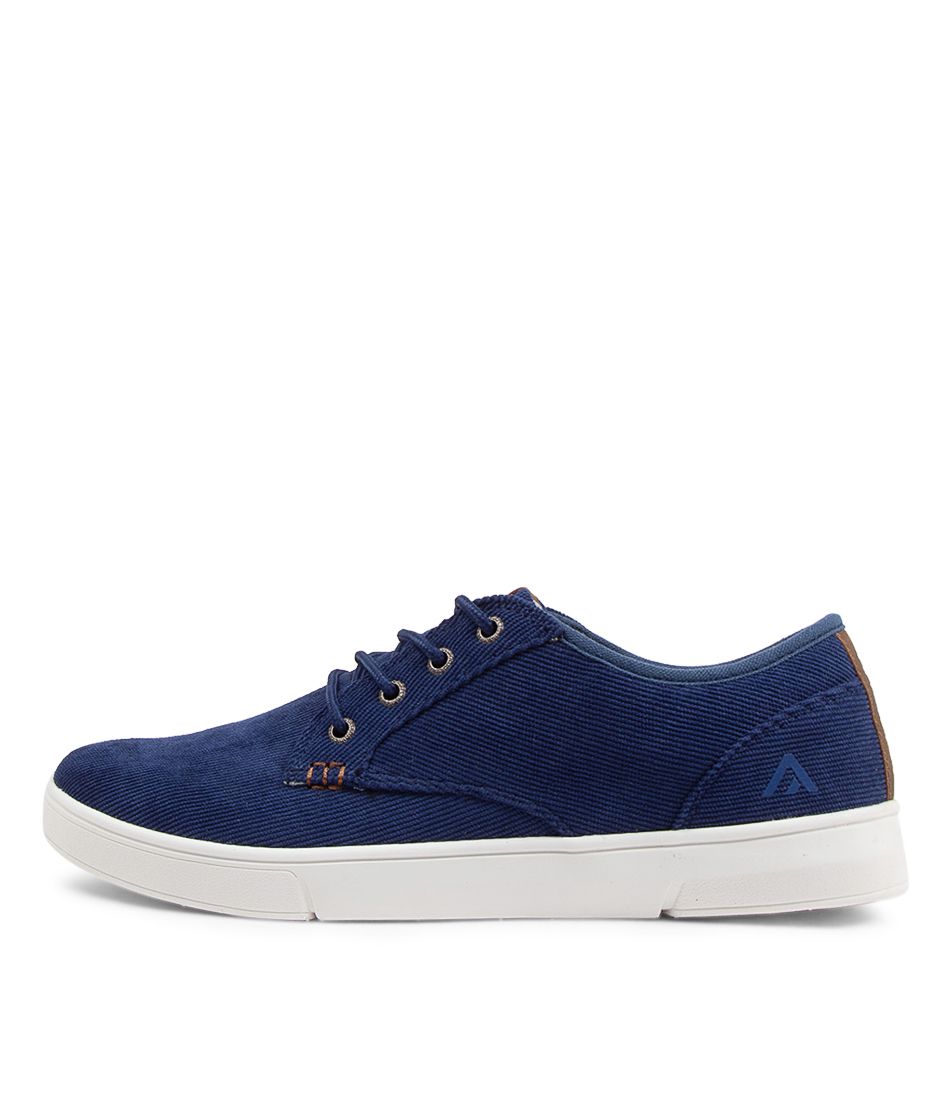 C Albatross Blue Fabric Sneakers