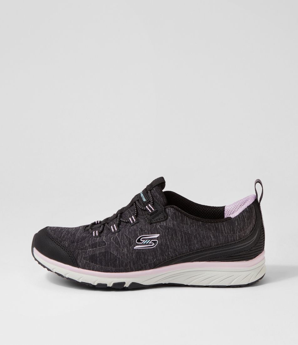 Gratis Sport Black Lavender Textile Sneakers