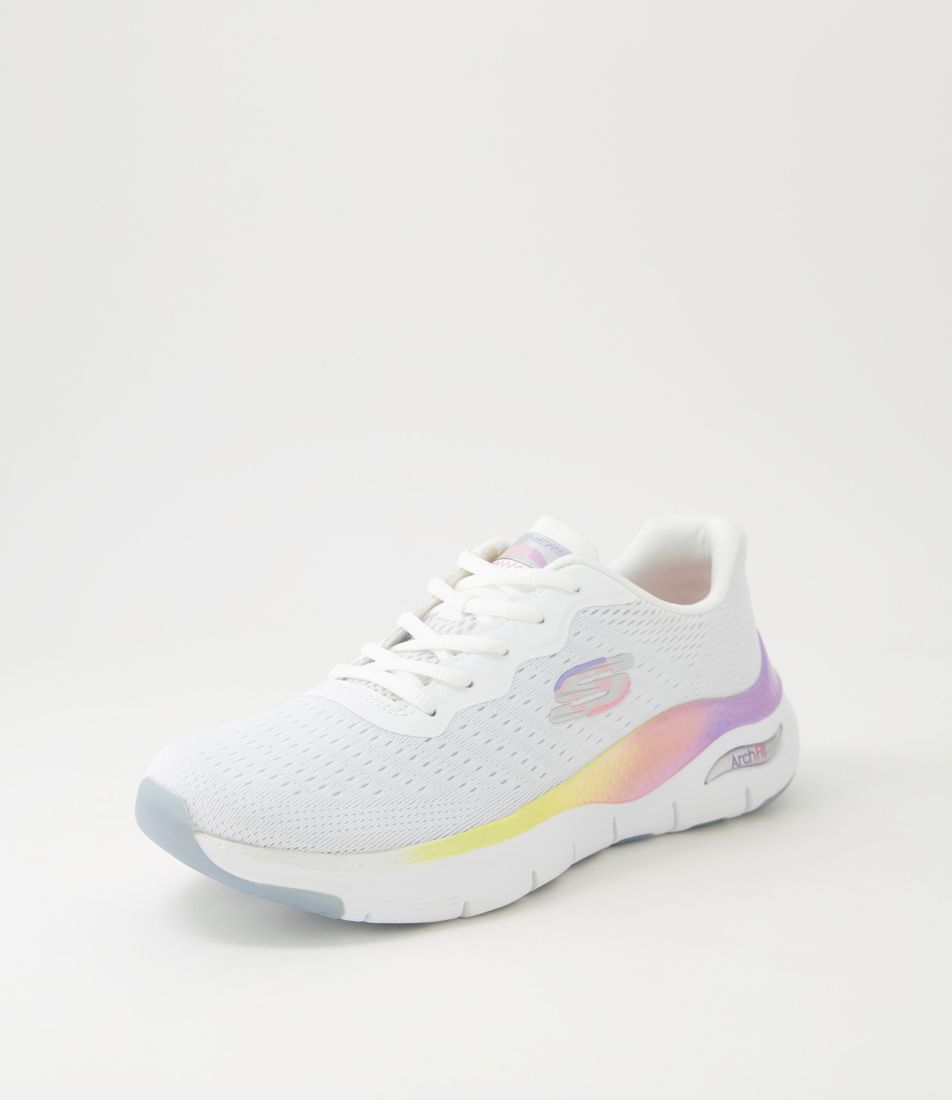Arch Fit White Multi Sneakers