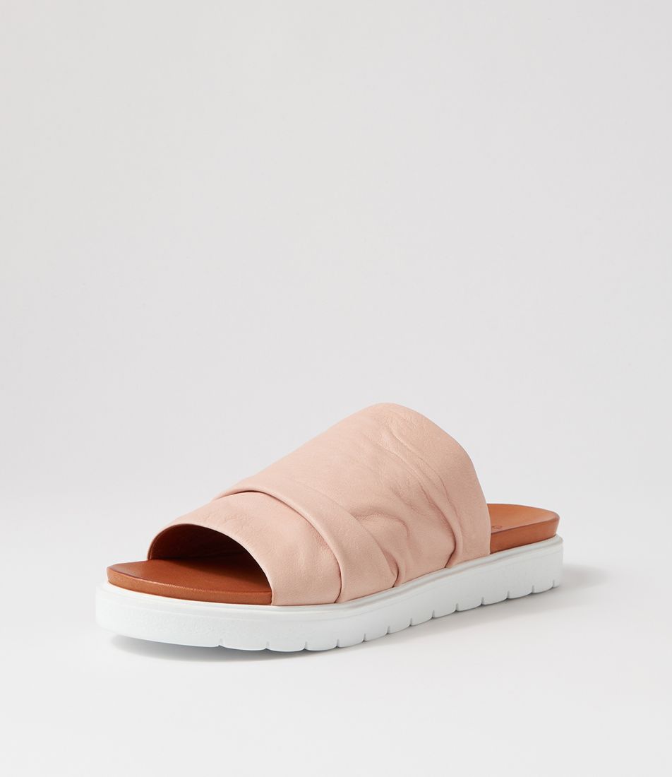 Indoh Nude Leather Sandals