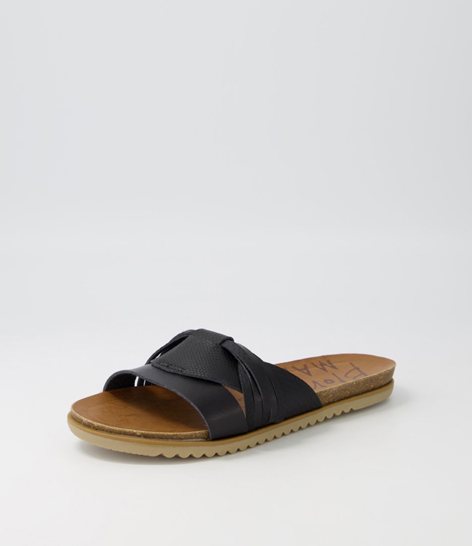 Milin Black Slides