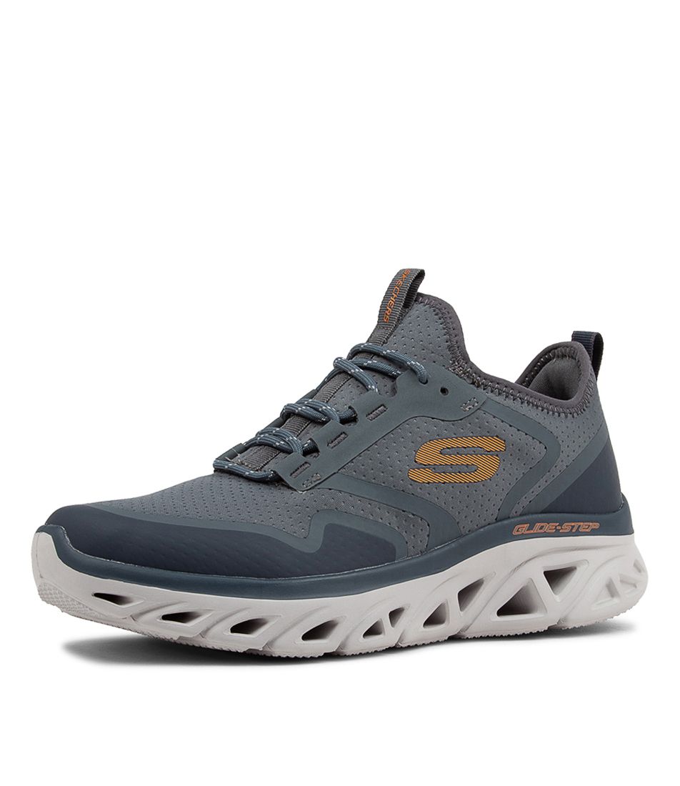 Glide Navy Blue Mesh Sneakers