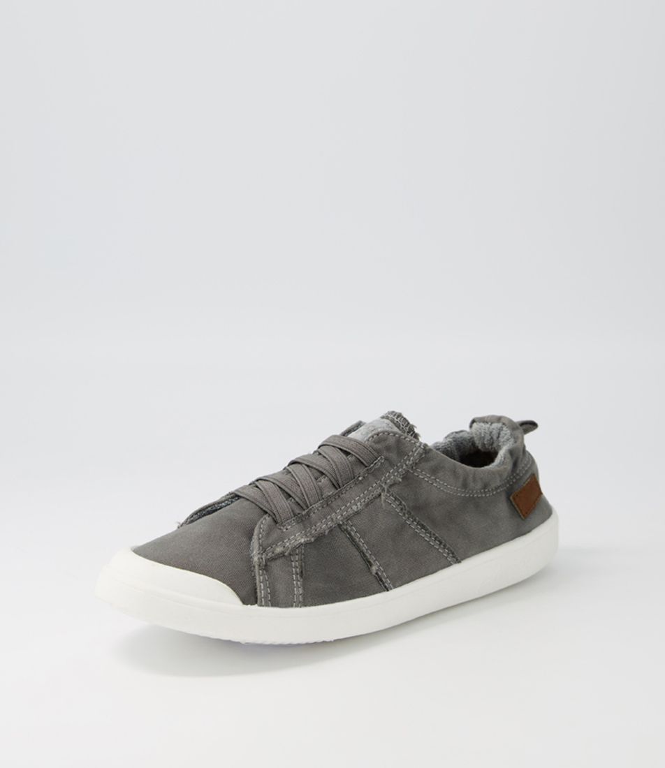 Vex Steel Grey Canvas Sneakers