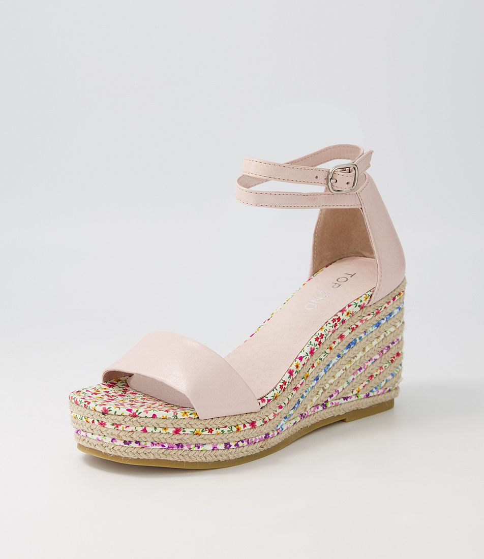 Aileas Dusty Pink Multi Leather Sandals