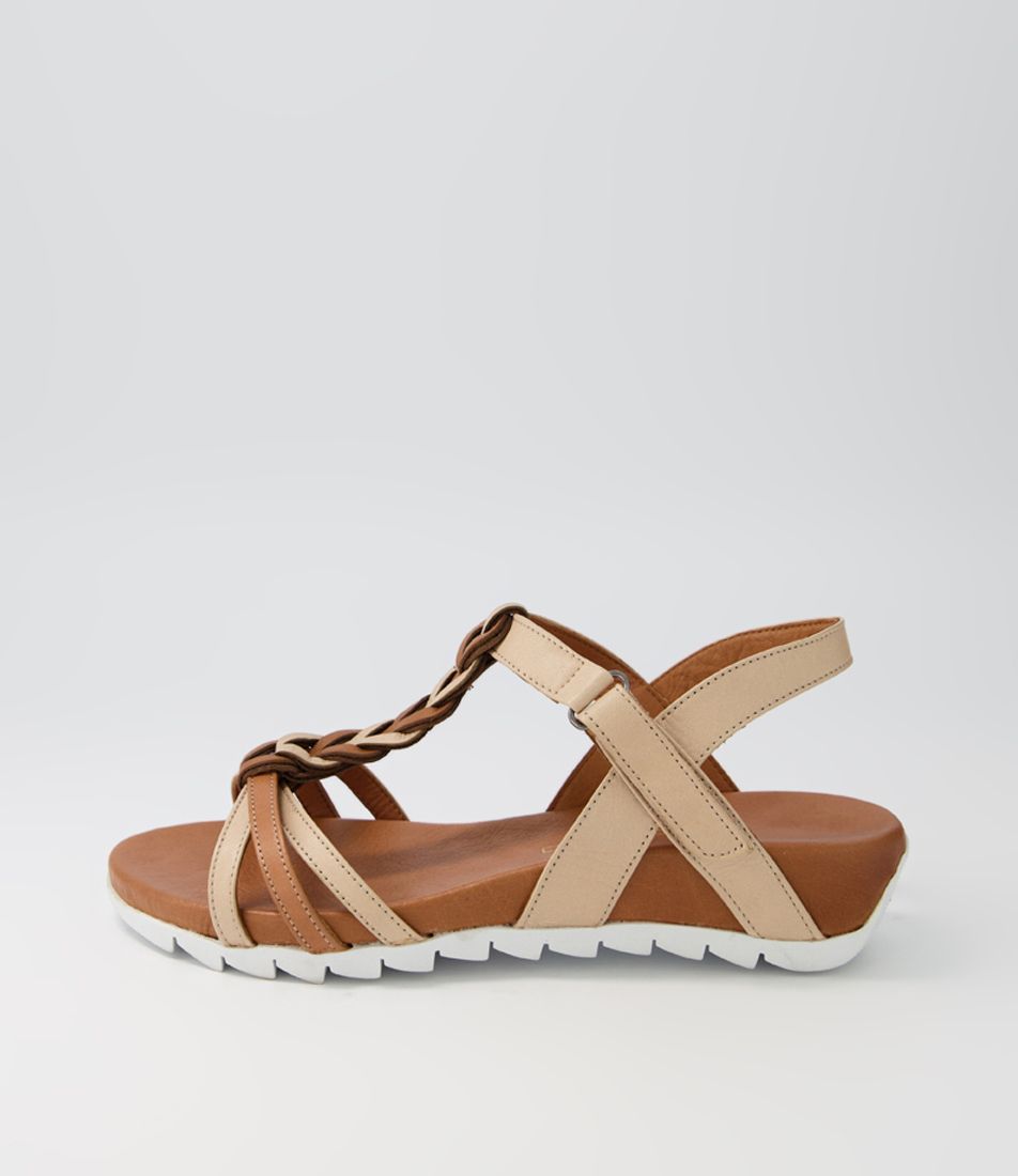 Sabin Camel BrownLeather Sandals