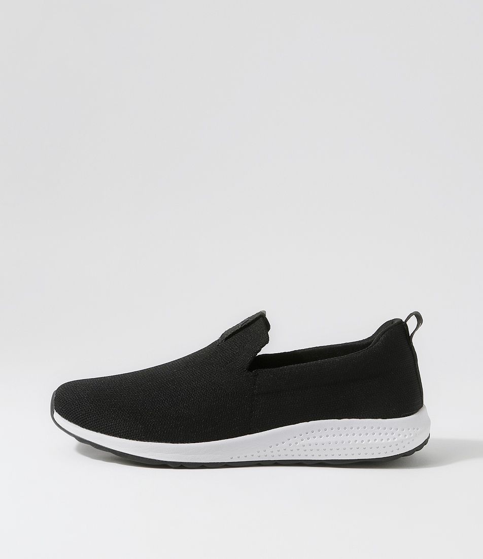 Celcie Black Recycled Knit Sneakers