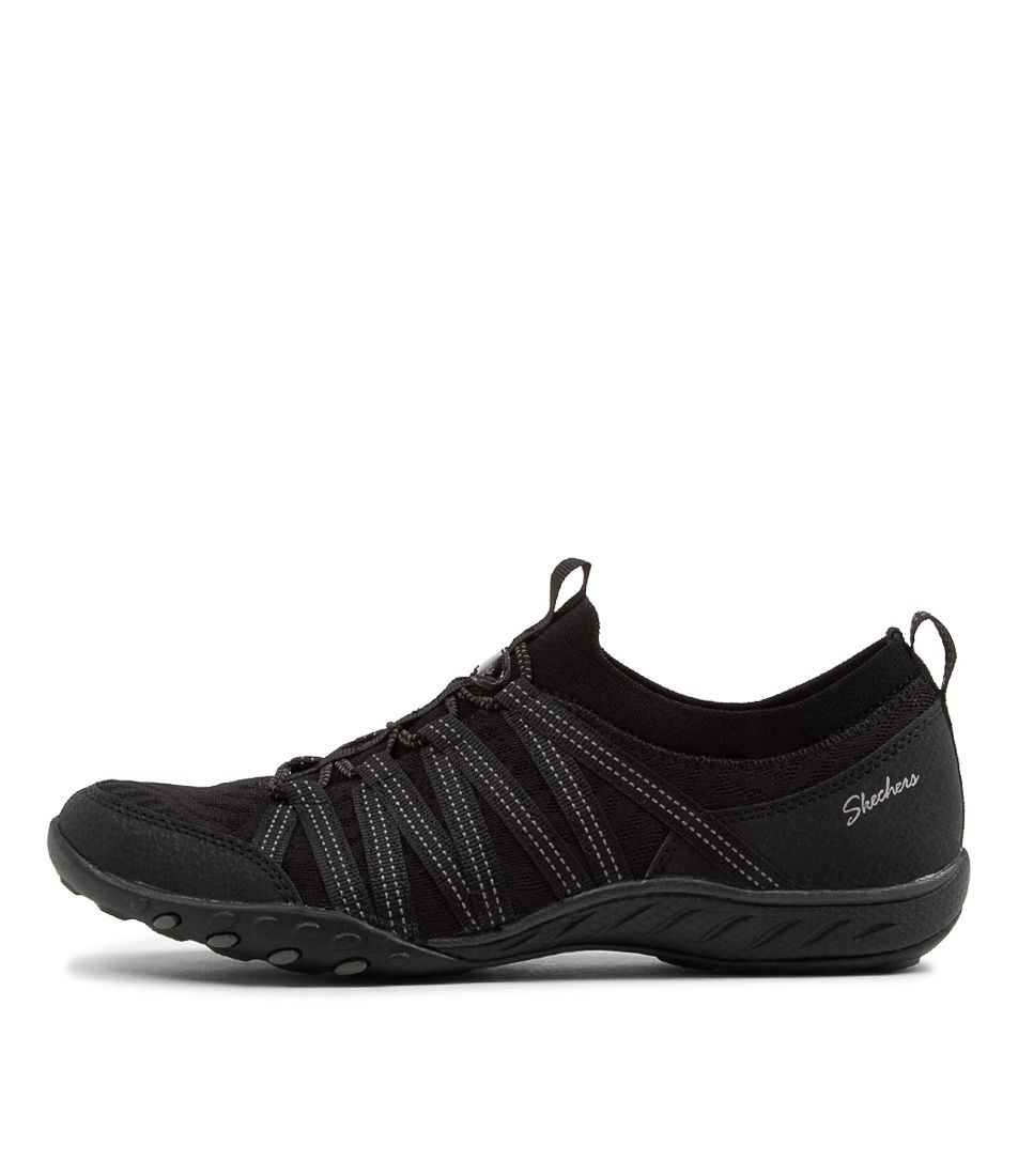 Breathe Black Mesh Sneakers