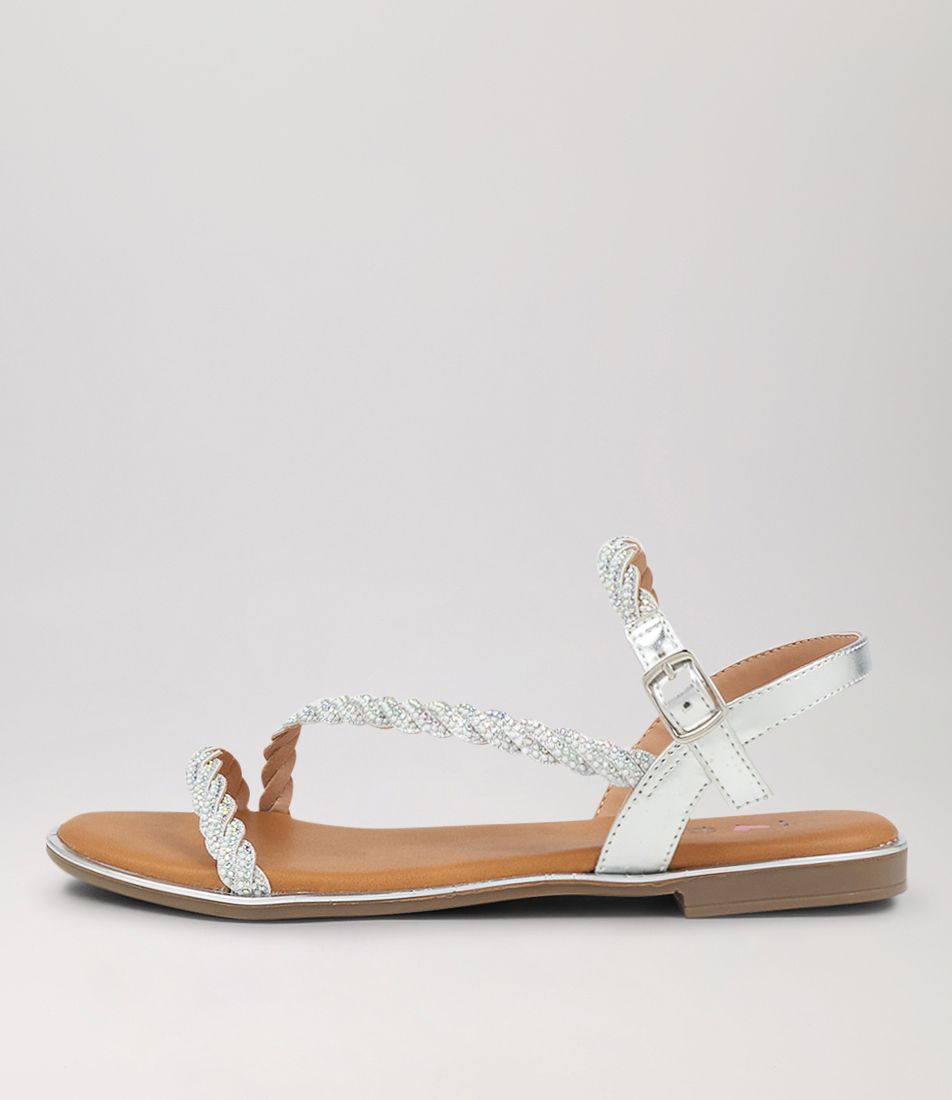 Ezzi Silver Sandals