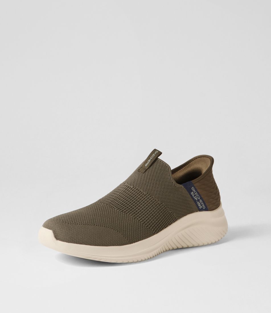 Ultra Flex 3 Vp Olive Mesh Sneakers