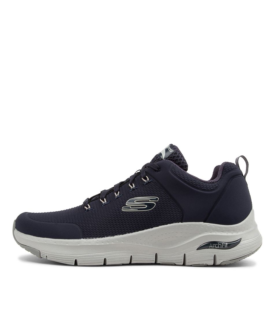 Arch Fit Titan Navy Fabric Sneakers