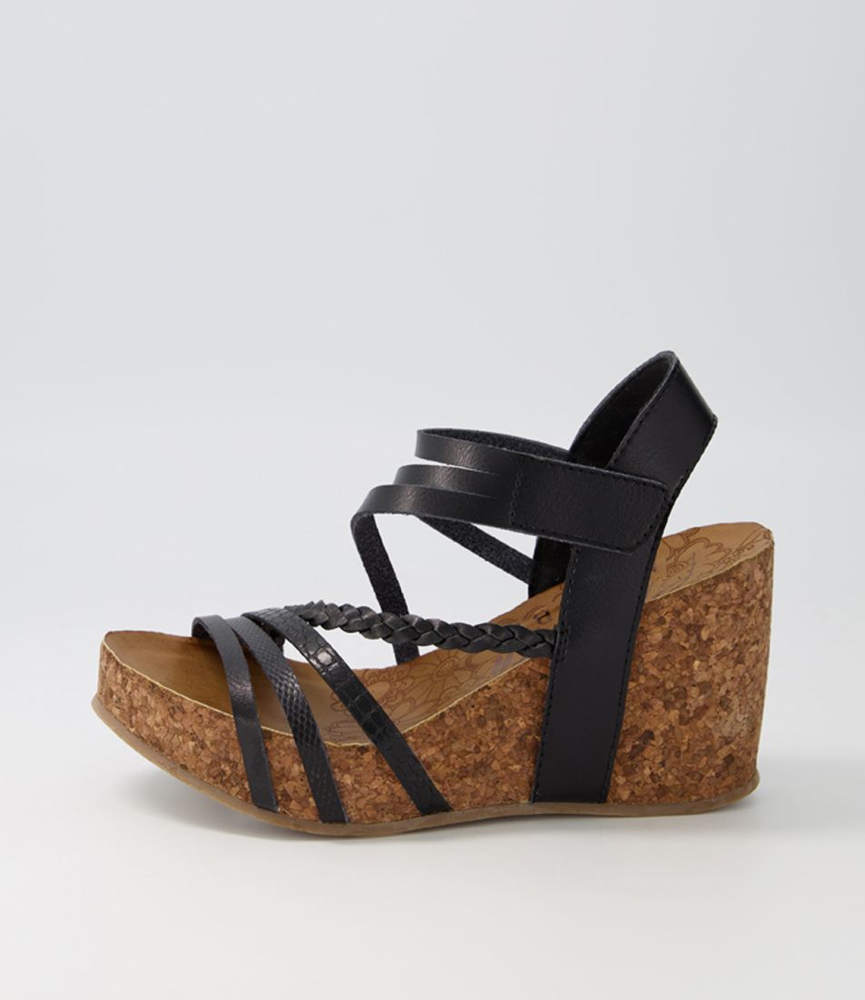 Heidib Black Sandals