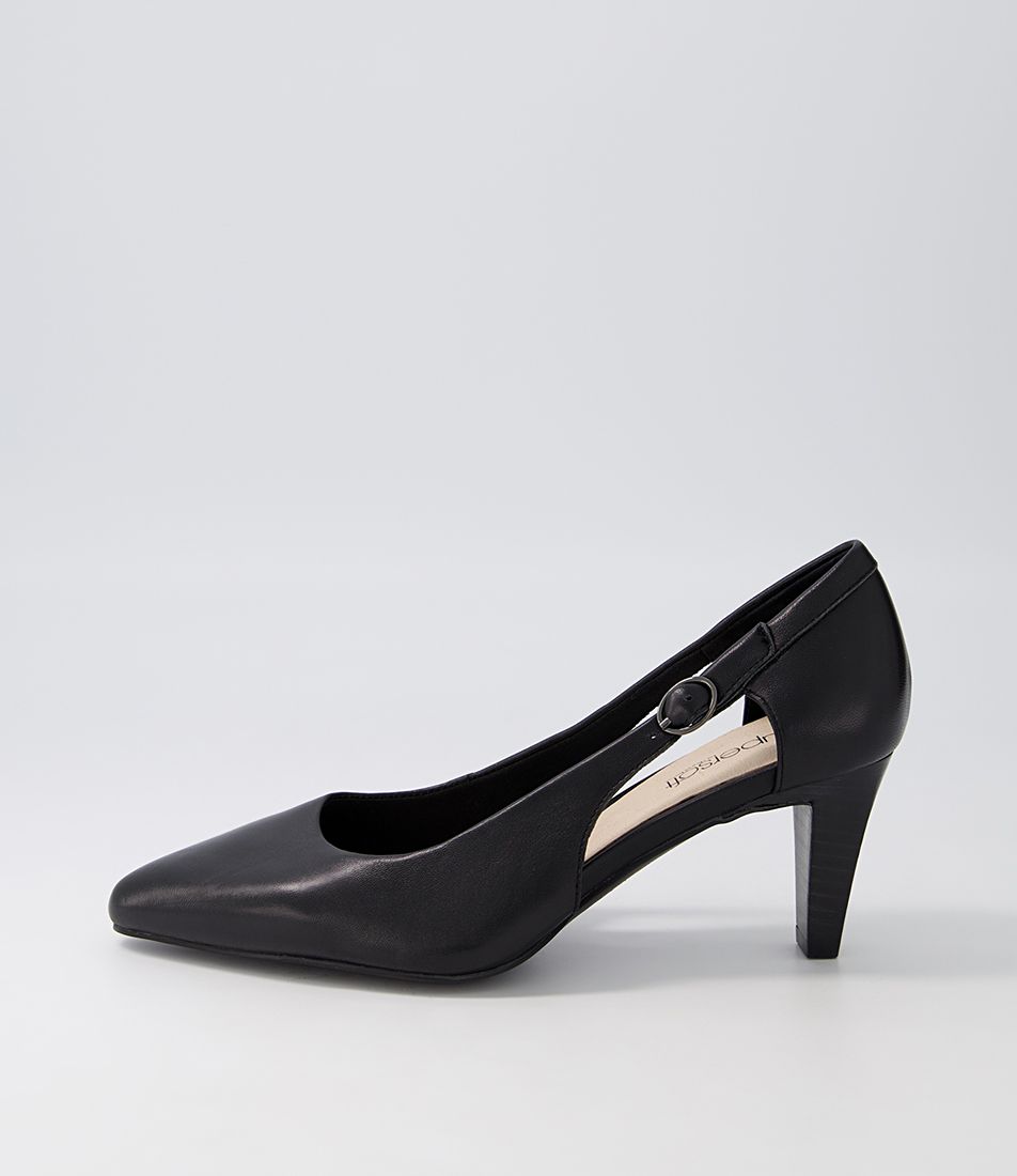 Madden2 Black Leather Heels