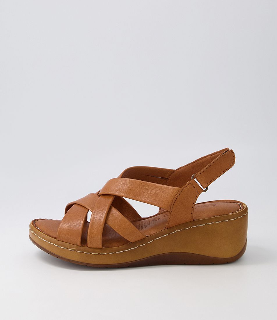 Jitare Tan Leather Sandals