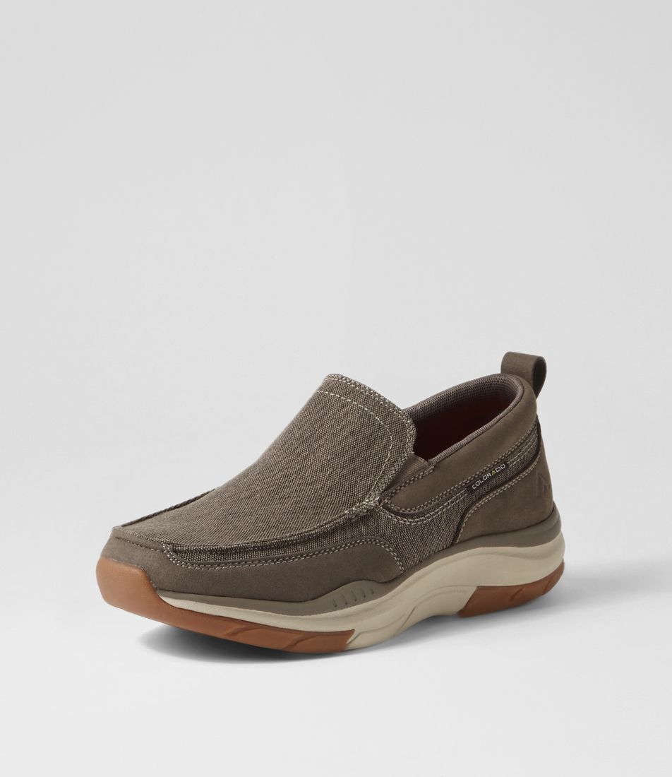Zephyr Taupe Canvas Sneakers