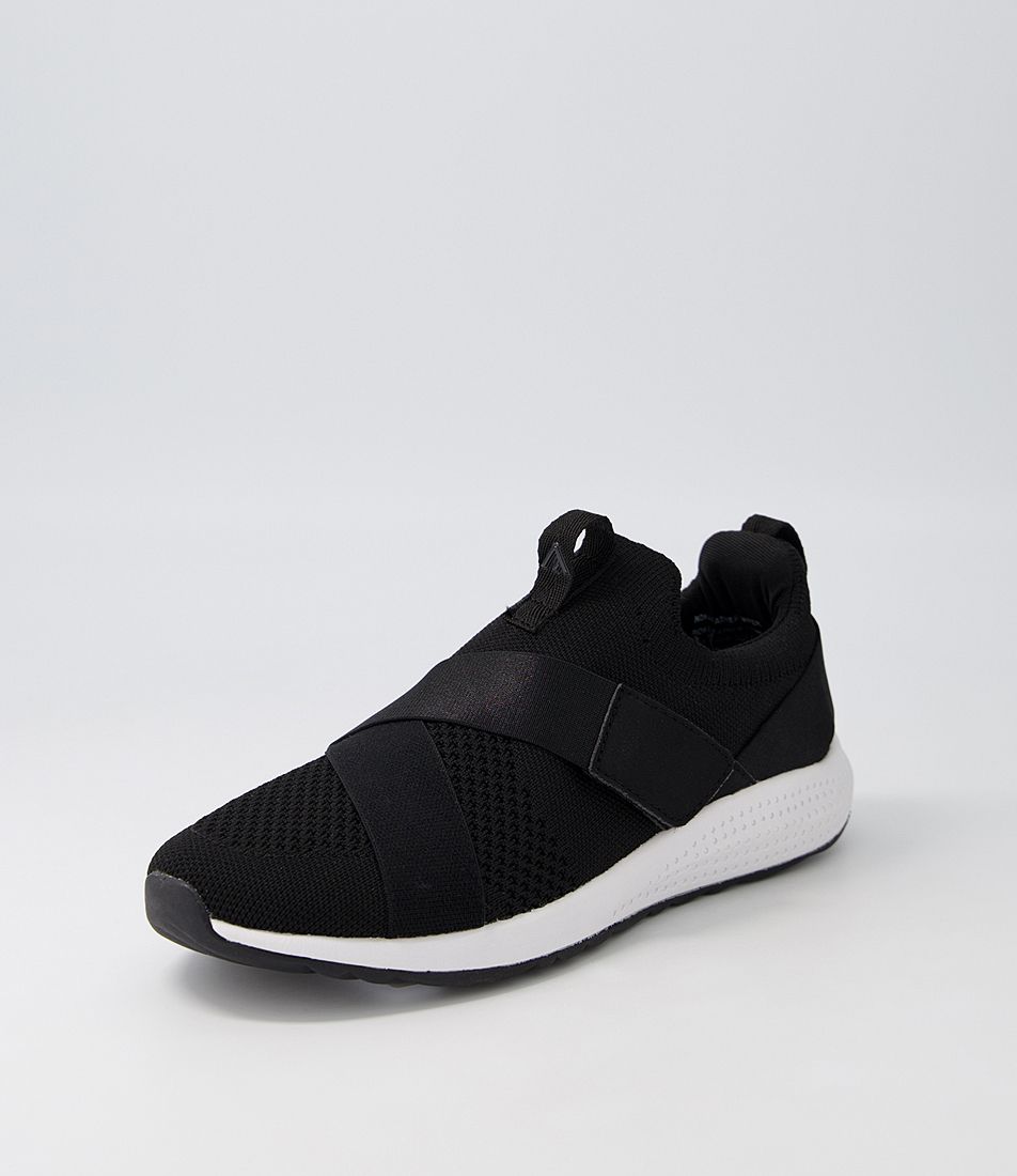 Cuddles Black Recycled Knit Sneakers