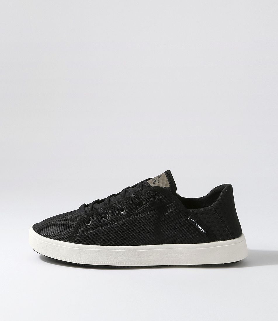 Nai Black Textile Sneakers