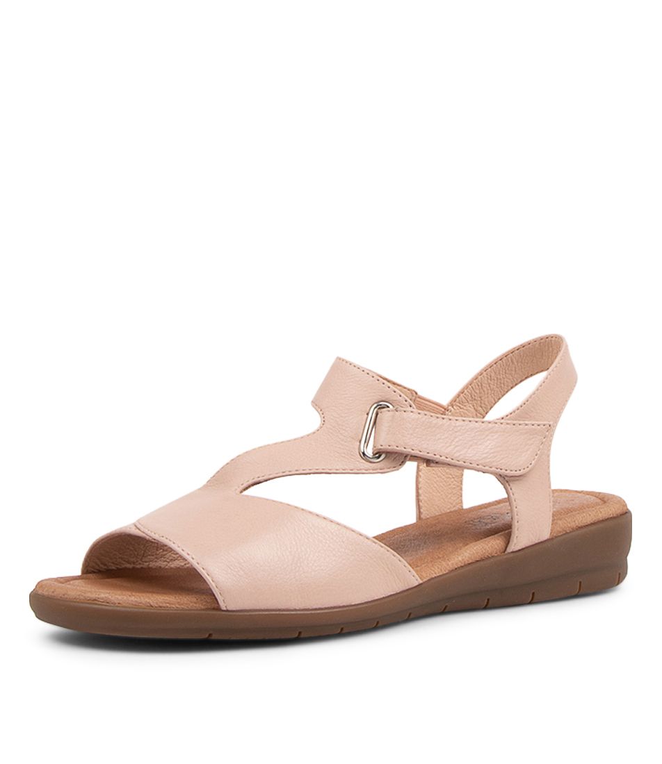Fanne2 Blush Leather Sandals